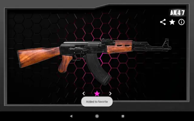 Sounds of gun shots android App screenshot 1